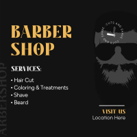 Barbershop Instagram Post example 4