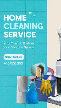 Home Cleaning Service Instagram Reel Design