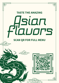 Traditional Asian Food Poster