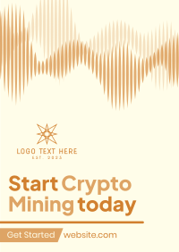 Cryptocurrency Market Mining Poster