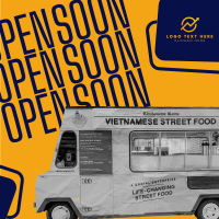 Street Food Truck Instagram Post Design