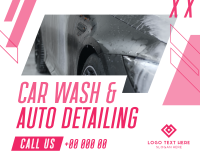 Car Wash Auto detailing Service Facebook Post