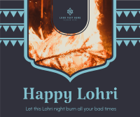 Lohri Night Celebration Facebook Post