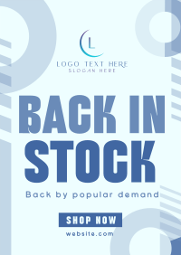 Corpo Back In Stock Poster