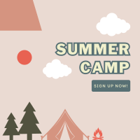 School Summer Camp  Instagram Post