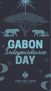 Gabon Independence Day Instagram Reel Image Preview