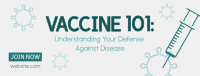 Health Vaccine Webinar Facebook Cover Design