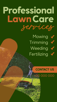 Professional Lawn Care Services Facebook Story