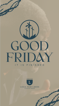 Simple Good Friday Facebook Story