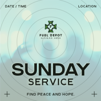 Sunday Service Instagram Post Image Preview