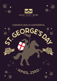 England St George Day Poster