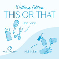 This or That Wellness Salon Instagram Post