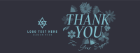 Floral Thank You Facebook Cover