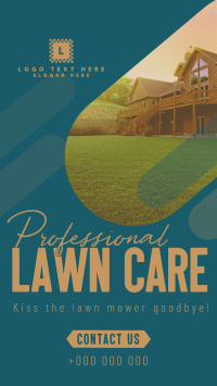 Professional Lawn Cleaning Facebook Story