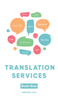 Translation Services Facebook Story