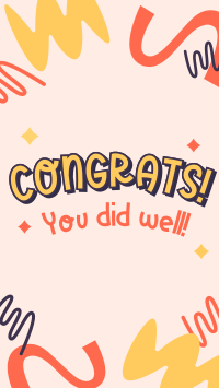 To Your Well-deserved Success Facebook Story