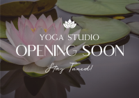 Yoga Studio Opening Postcard