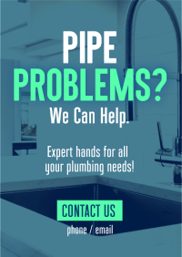 Fast Plumbing Service Flyer Design