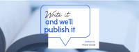 Write & Publish Facebook Cover Design