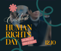 Celebrating Human Rights Facebook Post