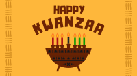 Happy Kwanzaa Celebration Facebook Event Cover Design