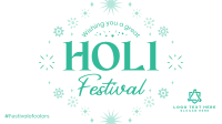 Holi Fest Burst Facebook Event Cover