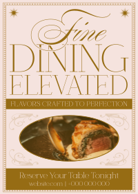 Elegant Classic Restaurant Poster
