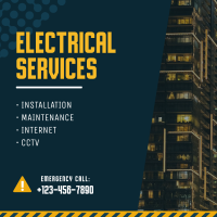 Electrical Services List Instagram Post