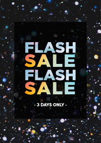 Flash Sale Confetti Flyer