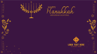 Hanukkah Lily Zoom Background