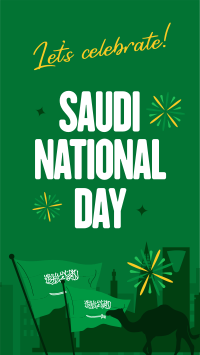 Saudi Day Celebration Instagram Story