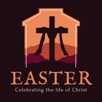 Church Easter Christ Instagram Post Design