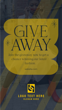 Fashion Giveaway Instagram Story