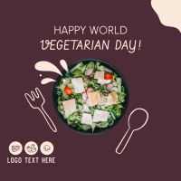 Celebrate World Vegetarian Day Instagram Post Design