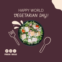 Celebrate World Vegetarian Day Instagram Post Image Preview