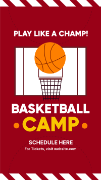 Basketball Camp Instagram Story