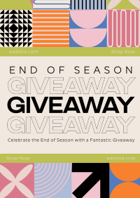 Geometric Conservative Season End Giveaway Poster