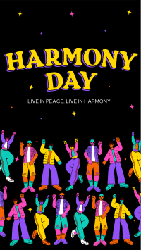 Harmony Day Sparkles Facebook Story