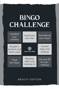 Beauty Bingo Challenge Pinterest Pin Image Preview