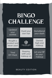 Beauty Bingo Challenge Pinterest Pin