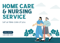 Homecare Service Postcard