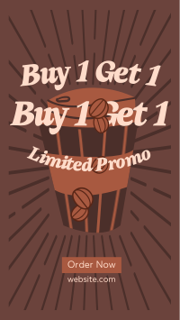 Get Coffee Promo Facebook Story