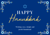 Hanukkah Postcard example 3