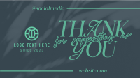 Minimalistic Thank You Facebook Event Cover