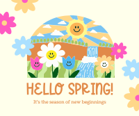 Blooming Season Facebook Post Design