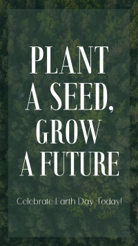 Plant Seed Grow Future Earth YouTube Short