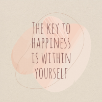 Key to Happiness Instagram Post Design