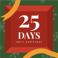 Christmas Box Countdown Instagram Post