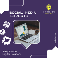 Social Media Experts Linkedin Post