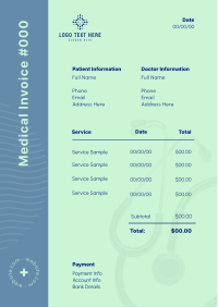 Patient's Paper Invoice Image Preview